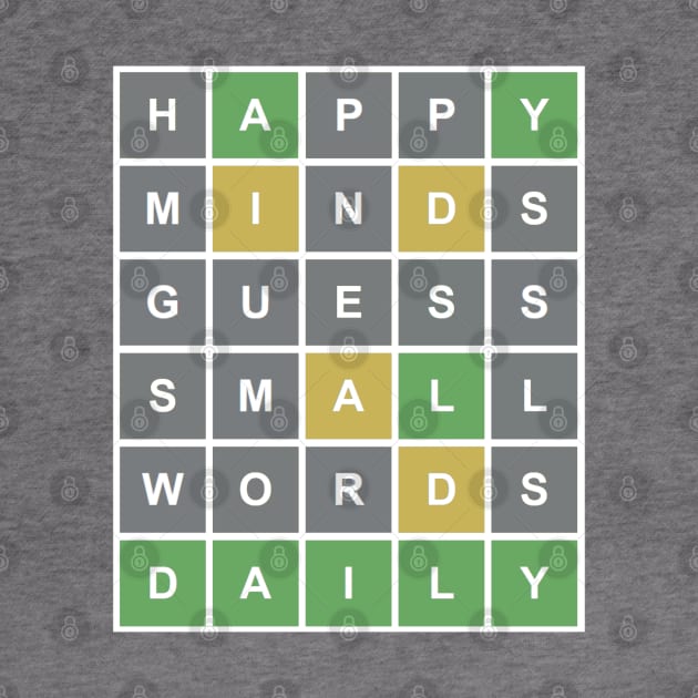 Happy Minds Guess Small Words Daily by ElephantShoe